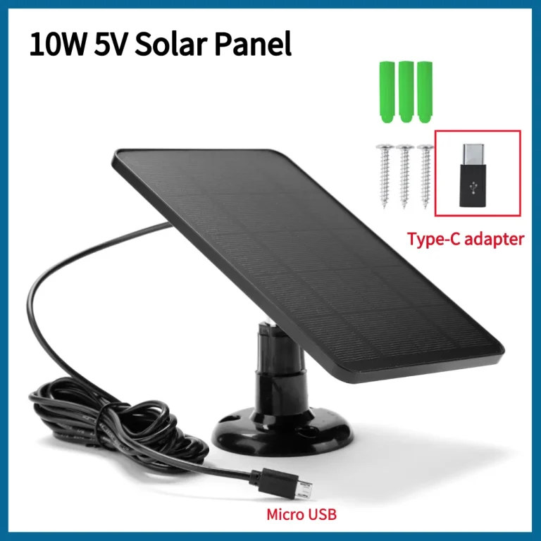 Solarni panel 10V 5V 2u1 za sigurnosne kamere i kućnu rasvetu: Visoka efikasnost, vodootporan dizajn, stabilno napajanje! – SOLARNA OPREMA